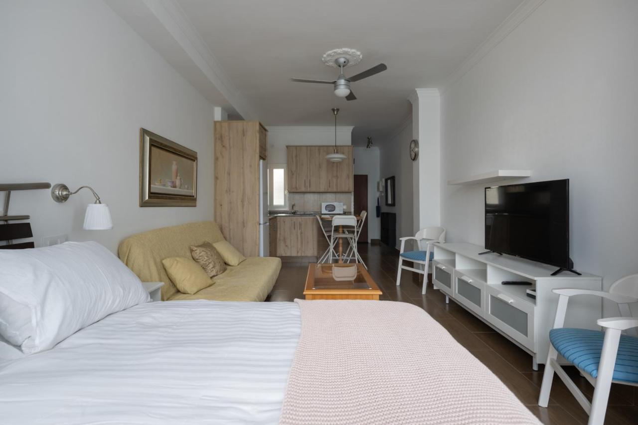 לאס פאלמס דה גראן קנאריה Estudio Con Vistas Al Mar En Las Canteras מראה חיצוני תמונה